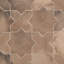 Parma Star and Cross 6" Terracotta Look Porcelain Floor and Wall Tile   -574228130