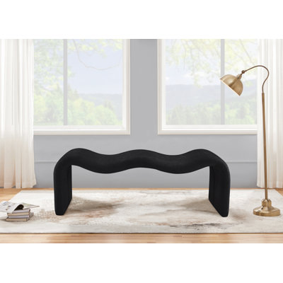 Banc en tissu Monifa Chenille