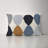 Woven Wool Blend Pattern Lumbar Pillow