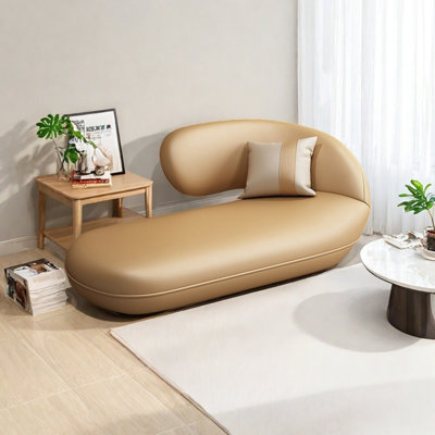 Fauteuil inclinable en similicuir léger et luxueux