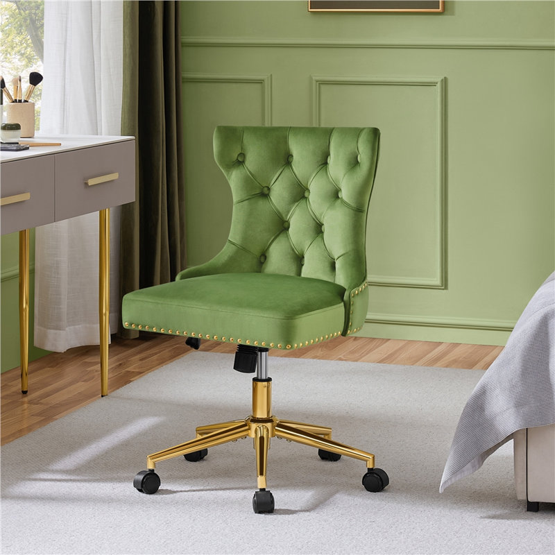 Ukiah Office Swivel Chair, Green