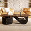 Table basse en bois massif clair wabi-sabi-110652987-110652988