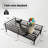 Twin-Size Bed Frame, Daybed With Side Rails, Classic Metal Platform Bed, No Mattress Required, Modern Minimalist Style, Black