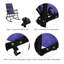 Chaise berçante inclinable pliante Zero Gravity-833931854
