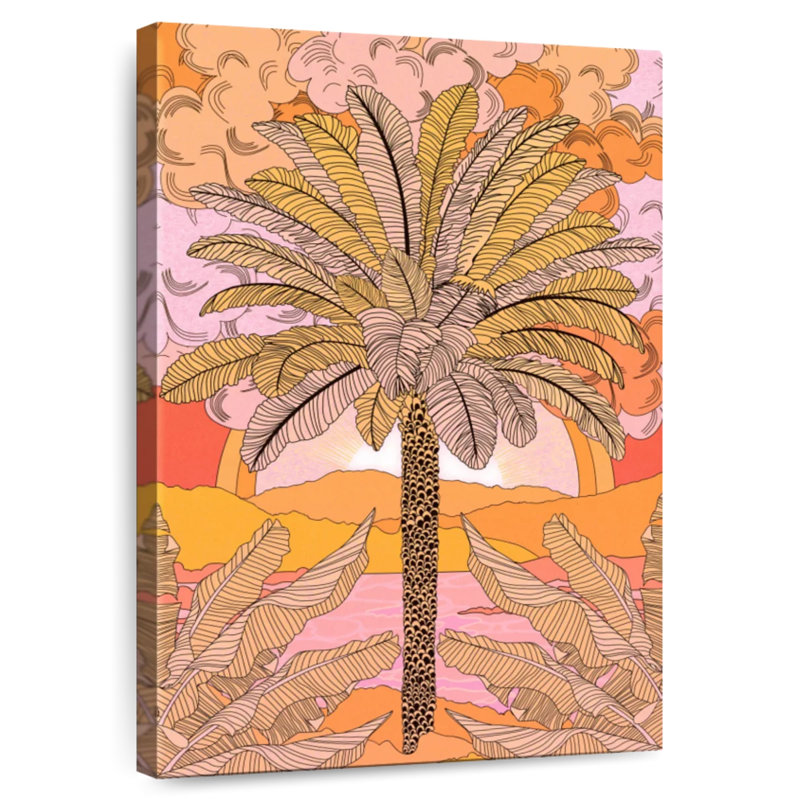 Palmier orange Harnek, H 30 po x l 20 po