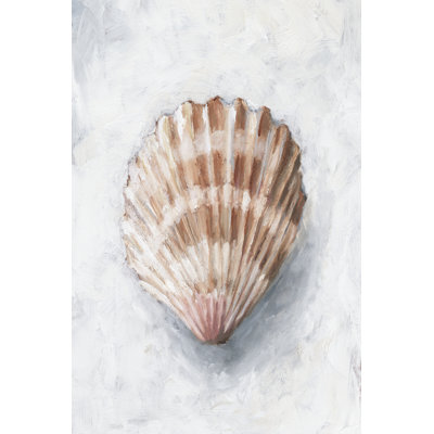 " White Shell Study IV " by Ethan Harper Painting Print