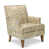 Tissu de performance Revolution beige/jaune sélectionné