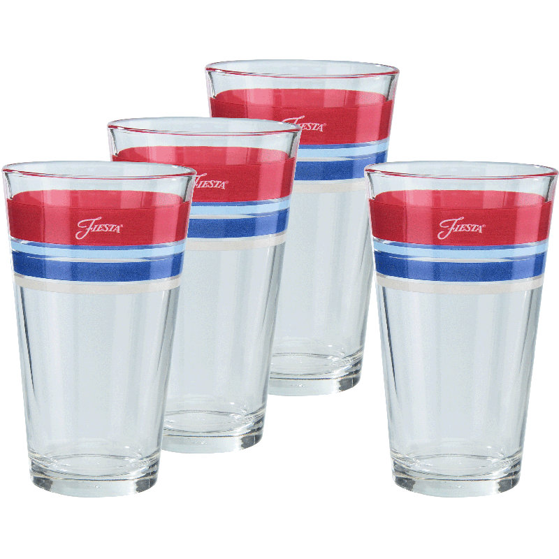 Ensemble de 4 verres refroidisseurs effilés Fiesta Americana Edgeline