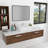 19"L x 15"W White Ceramic Rectangular Vessel Bathroom Vanity Sink with Faucet Hole
