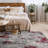 Rug Branch Elara 8' x 11' (7'9" x 10'9") Red/Grey Abstract Indoor Area Rug, Contemporary, Medium Pile, Stain-Resistant Carpet - Living Room, Bedroom, Dining Room, and Kitchen-751230251