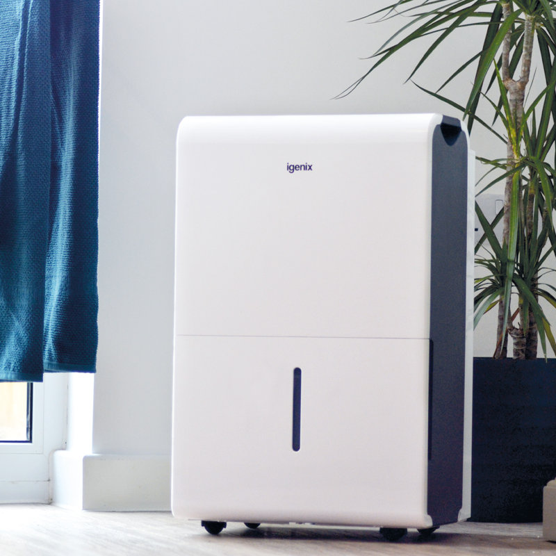 Igenix White 30L Per Day Compressor Dehumidifier