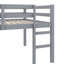 Lit mezzanine compact pleine grandeur avec marches-229652426