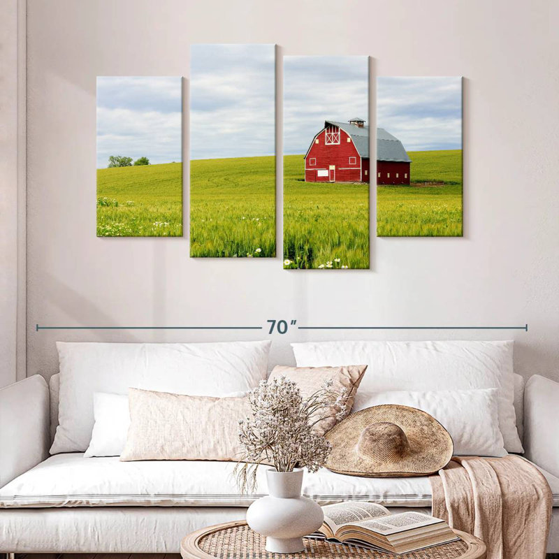Palouse Farm Barn, H 32 po x l 52 po