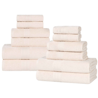 Hannu 12-Piece Sustainable Cotton Towel Set