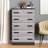 Basurto 5 Drawer Chest Wooden Dresser with Lock-1910246711