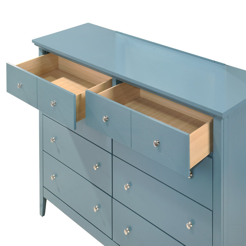 Commode élégante élégante sarcelle