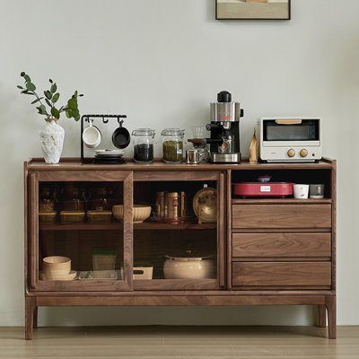 Modern minimalist sideboard with storage function
