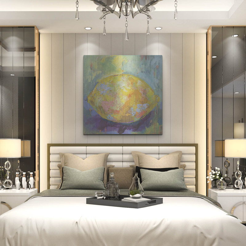"Citron" par Jeanette Vertentes, H 36 po x l 36 po