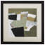 Ensemble de deux art mural olive noir et or