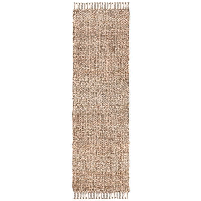 Weinstock Natural Fiber Hand Woven Jute Solid Color Rug, Runner 2'3" x 8'