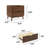2-Drawer Nightstand with Solid Wood Base-1184159021