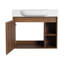 28'' Wall-Mounted Bathroom Vanity With White Ceramic Sink & Soft-Close Door, KD-Packing-1461508205