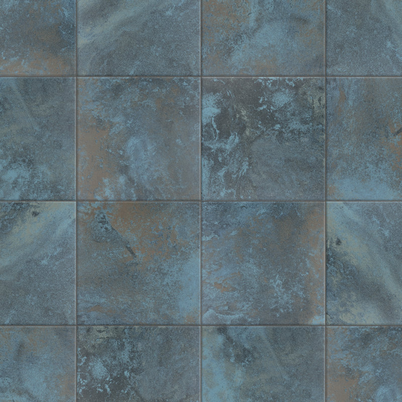 Biotech Ocean 12" x 12" Porcelain Stone Look Wall & Floor Tile, Green River
