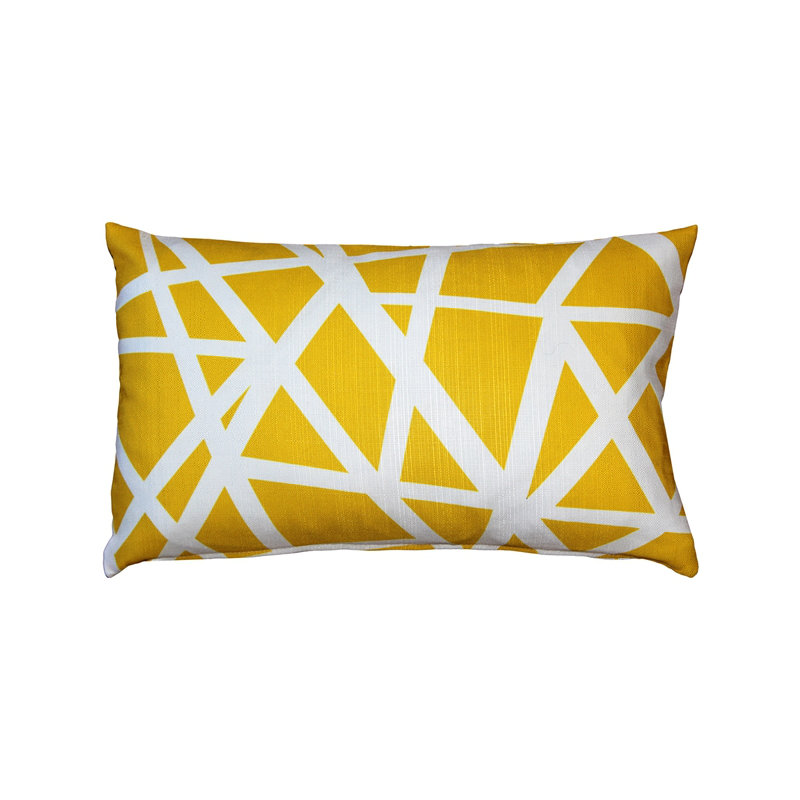 Vanbrunt Lumbar Pillow, Yellow