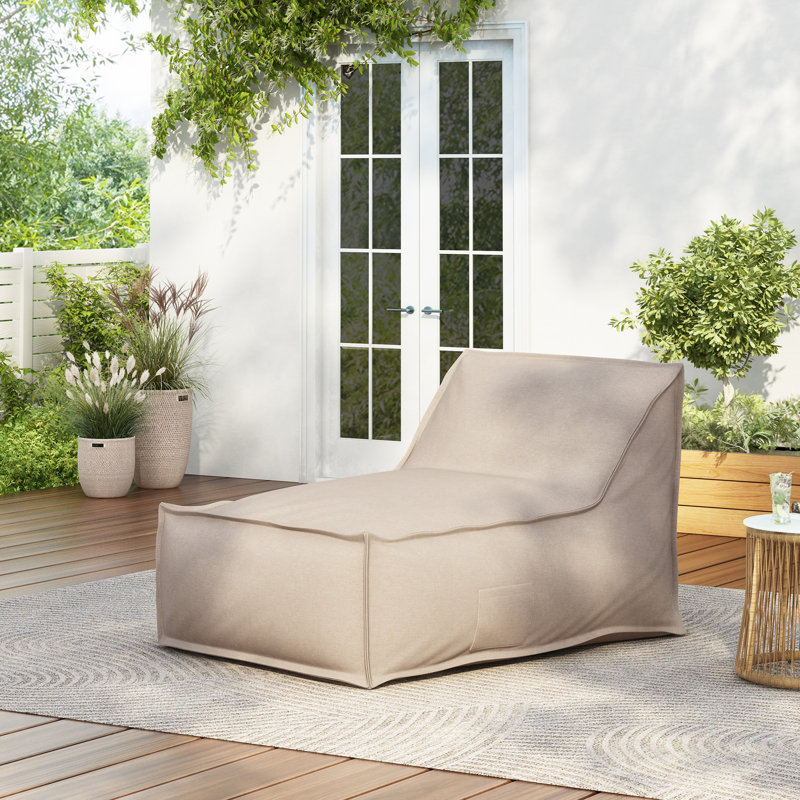 Fauteuil à billes Perry, Tissu beige