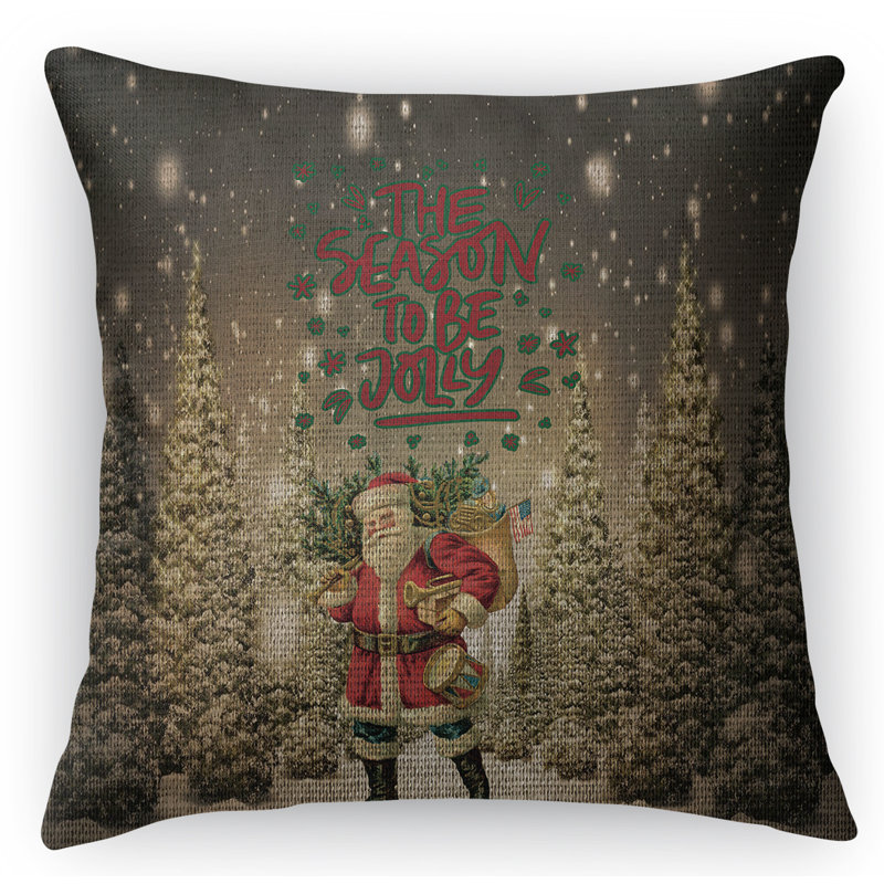 Housse et insert de coussin rectangulaire d'extérieur Jolly Jolly Season, 26 po x 26 po, Carré