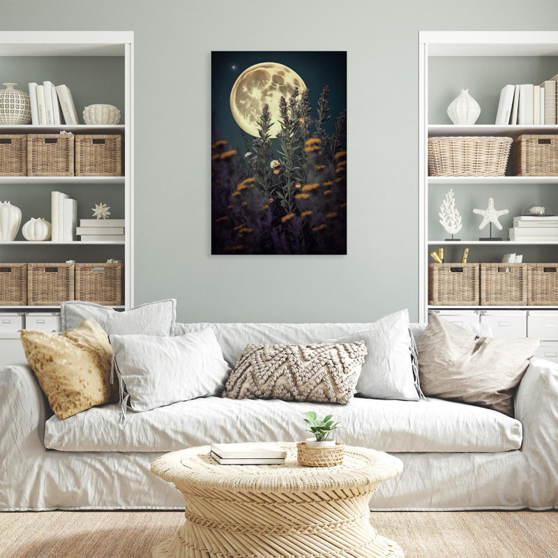 «Rosemary Blooming Under the Mooonlight», impression sur toile tendue, H 36 po x l 24 po x P 1,25 po