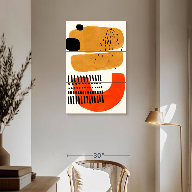 Mid-Century Smile, H 57 po x l 36 po