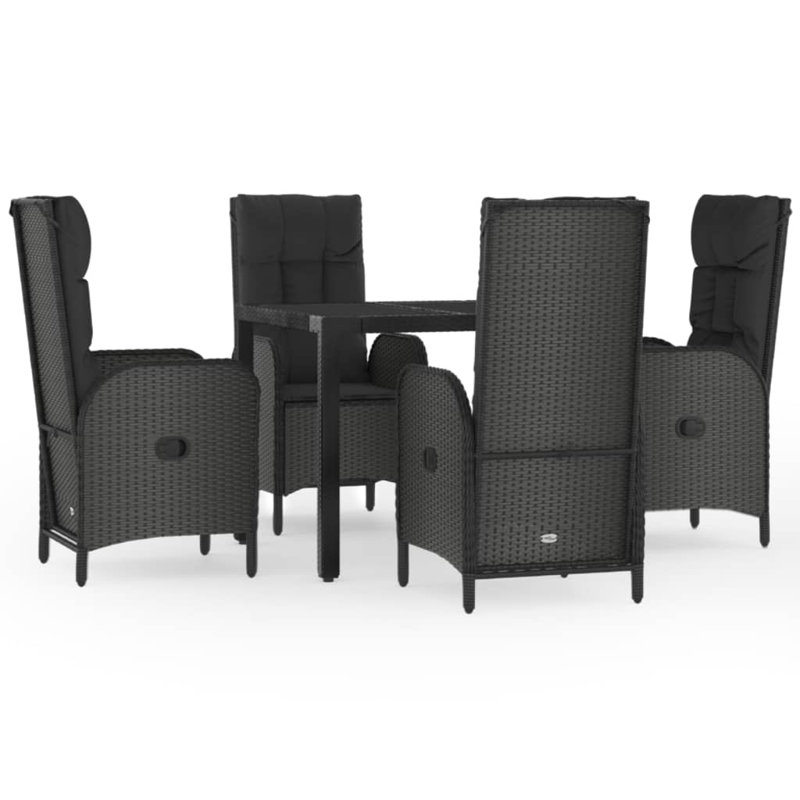 Ensemble repas d'extérieur carré L 35,4 po Synquis, 4