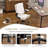 25.6 Inch Adjustable Armrest Dual Purpose Leg Swivel Office Chair With Spikes-749801911