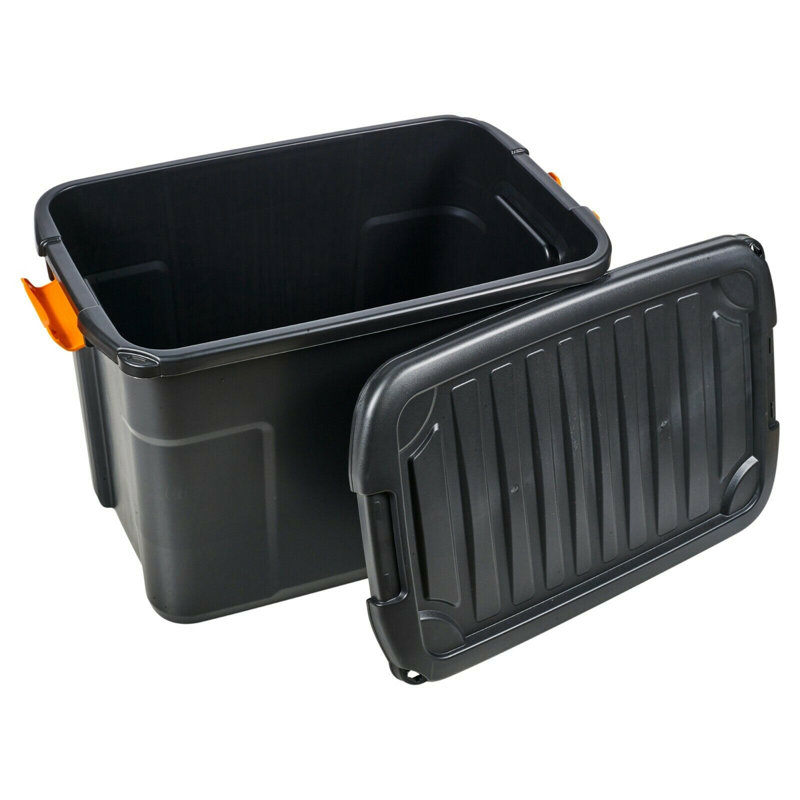 Symple Stuff Mano Plastic Decorative Bin, 60L