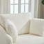 Chaise pivotante rembourrée avec repose-pieds avec rangement-102361024