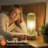 Touch Dimmable Ripple Glass Table Lamp with Antique Brass Metal Base-1873128899