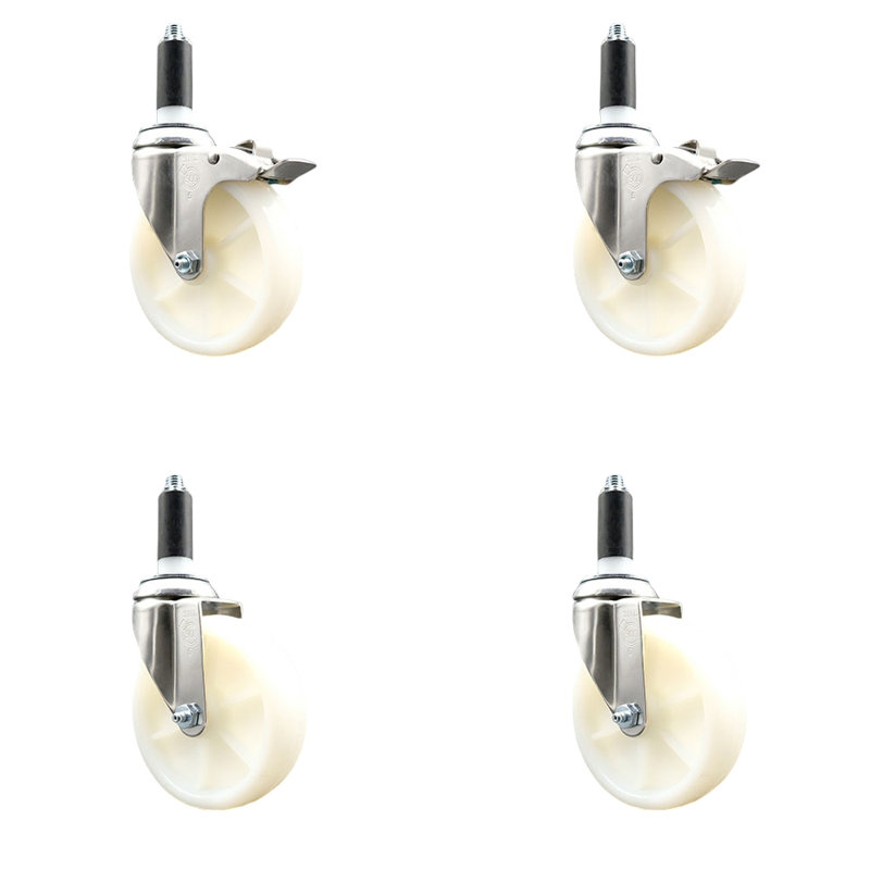 Swivel Stem Caster, 5" H x 5" W