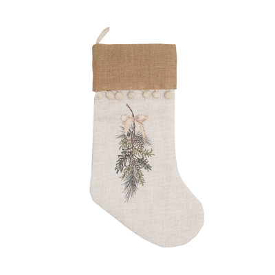 Chaussette de Noël Pinecone