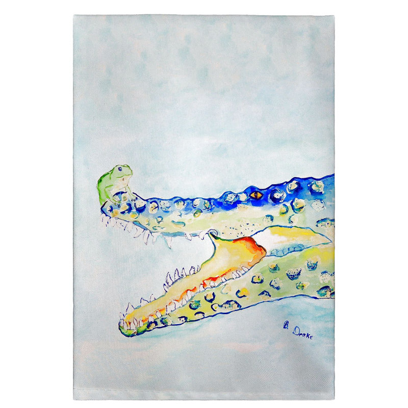 Serviette à main croc et grenouille Eilidh