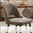Upholstered Chenille Modern Dining Side Chairs with Solid Wood Legs for Dining Room Set of 4-790102301-790102303