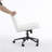  24.02‘’W Corduroy Task Office Chair With Non-Rolling Pads and Wheels-1828816770