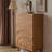Modern Simple Style White Oak Porch Cabinet Solid Wood Accent Cabinet