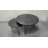27.56'' Round Nesting Coffee Table Set Of 2, Circular Nesting End Table Set, Round Marble Tabletop, And Sturdy Metal Base For Living Room, Bedroom-774843582