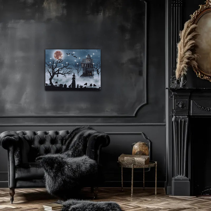 Art mural à piles - Nuit d'Halloween