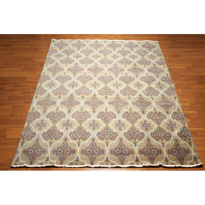 Nathanson Wool Ikat Indoor Rug