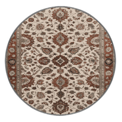 Machine Washable Persian Gray Area Rug