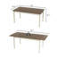 Table de salle à manger extensible H 30,1 po x l 63 à 78,7 po x P 35,4 po