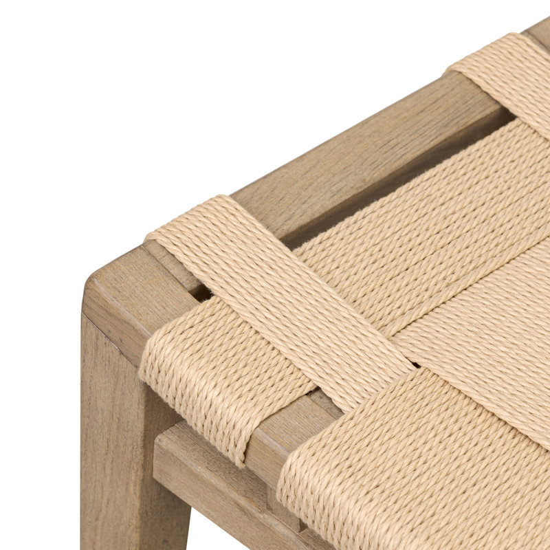 Norma Stool with Solid Wood Frame