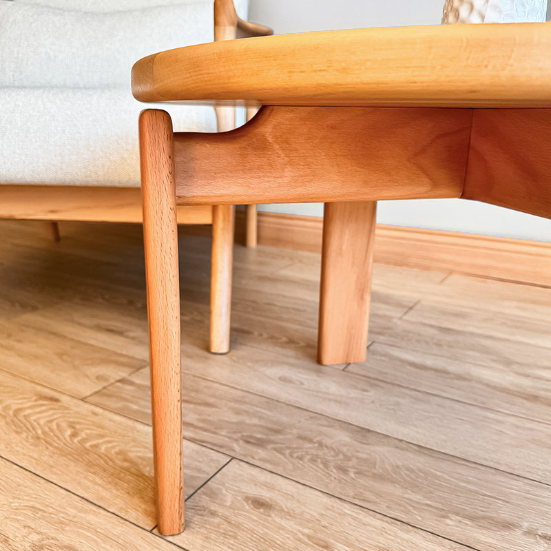 Table basse Luna Minimalist, H 18 po x L 28 po x l 28 po